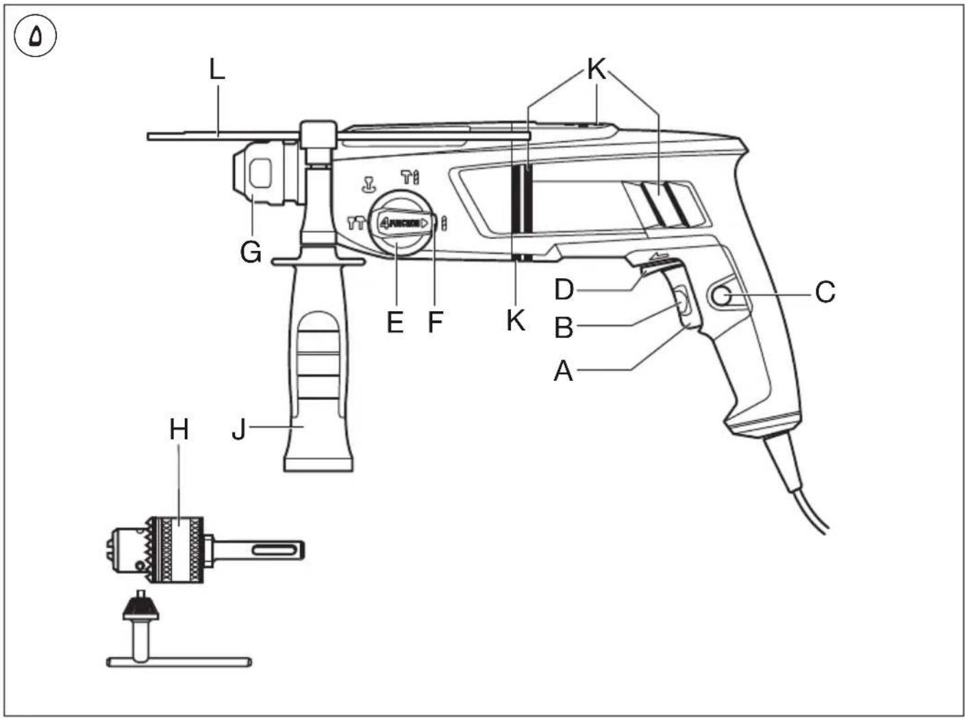 SKIL 1763 AK - PRIETAISO ELEMENTAI ⑤ - 17