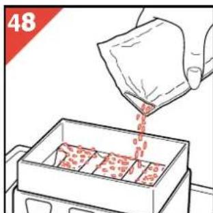 PHILIPS HR4345 - Replacing the Carbon filters granules - 6