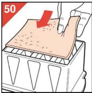 PHILIPS HR4345 - Replacing the Carbon filters granules - 8