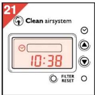 PHILIPS HR4345 - Instellen van de kloktijd - 3