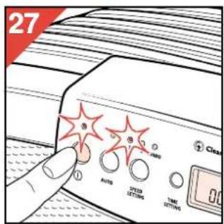 PHILIPS HR4345 - Instellen/wijzigen van de timer - 1