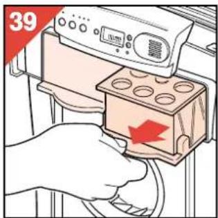 PHILIPS HR4345 - Hvordan rengjøre eller bytte filtre? - 5