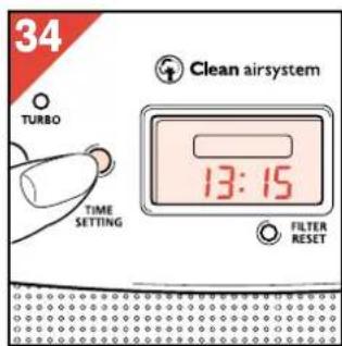 PHILIPS HR4345 - Klokkijken tijdens aftellende timer - 1