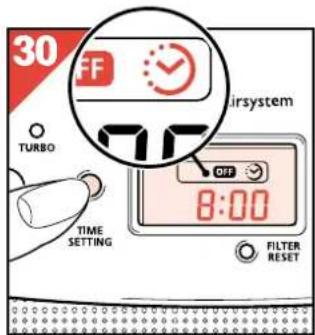 PHILIPS HR4345 - Regolazione/cambiamento del tempo fissato sul timer - 4
