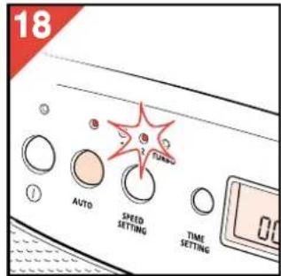 PHILIPS HR4345 - Innstilling av "Auto funksjonen" - 4