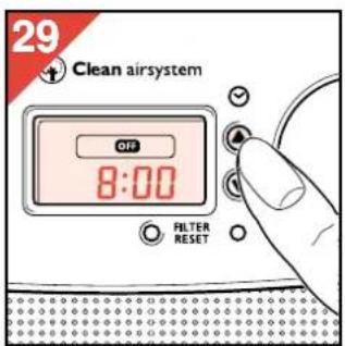 PHILIPS HR4345 - Regolazione/cambiamento del tempo fissato sul timer - 3