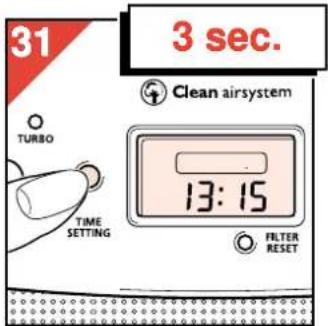 PHILIPS HR4345 - How to switch off the timer - 1