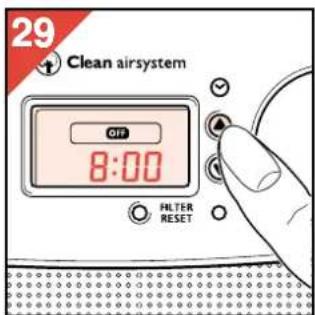 PHILIPS HR4345 - Ajastimen asetus ja asetuksen muuttaminen - 3