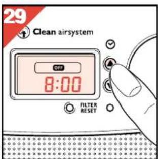 PHILIPS HR4345 - Como acertar/alterar a hora do temporizador - 2