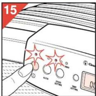 PHILIPS HR4345 - "Auto" functie instellen - 1