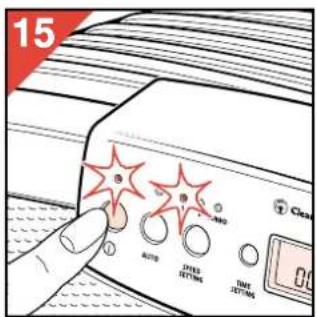 PHILIPS HR4345 - Innstilling av "Auto funksjonen" - 1