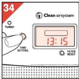 PHILIPS HR4345 - Watching the clock while the timer is counting down - 1