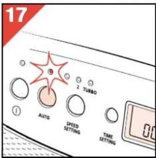 PHILIPS HR4345 - Indstilling af "Auto"-funktionen. - 3