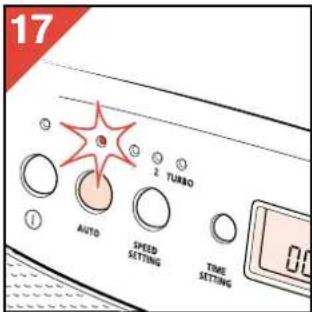 PHILIPS HR4345 - Inställning av "AUTO"-funktionen - 3