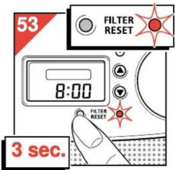 PHILIPS HR4345 - Azzeramento dell'indicatore "filtro pieno" - 2