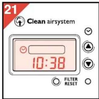 PHILIPS HR4345 - Så här ställer du klockan - 3