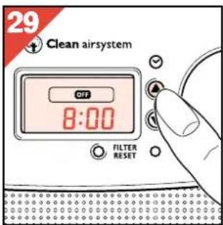 PHILIPS HR4345 - Cómo fijar / cambiar el ajuste del programador - 3