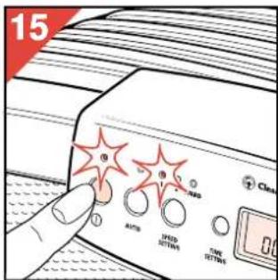 PHILIPS HR4345 - Indstilling af "Auto"-funktionen. - 1