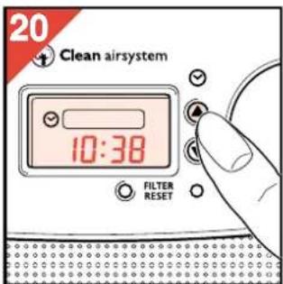 PHILIPS HR4345 - Så här ställer du klockan - 2