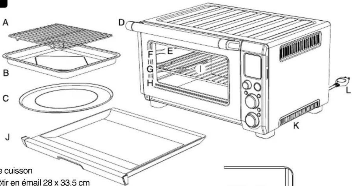 SAGE the Smart Oven Pro BOV820 - Composants - 1