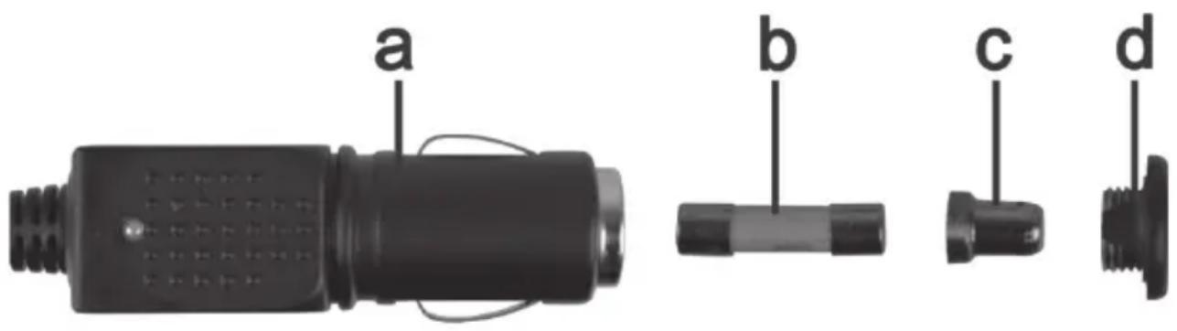 POWERFIX AWE 7010 - Sostituzione del fusibile - 2