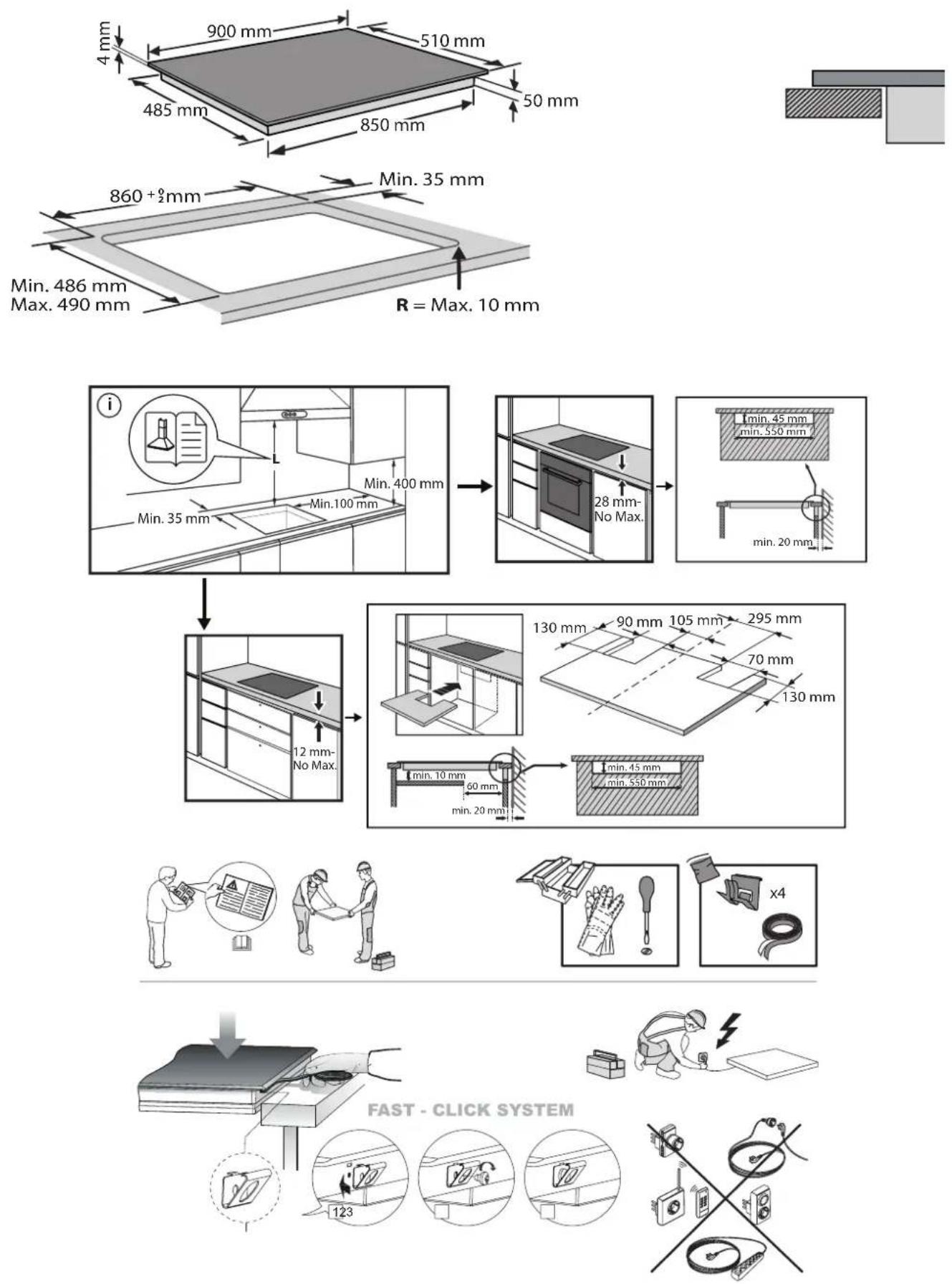 WHIRLPOOL WT 1090 BA - INSTALLATION - 1