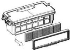 MEDION MD 19700 - Pulizia del contenitore della polvere - 3