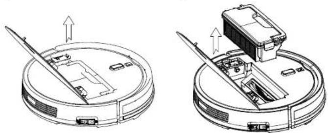 MEDION MD 19700 - Stofreservoir reinigen - 2