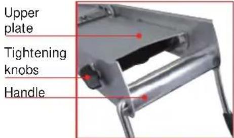 de Buyer La Mandoline 001150 - The thickness adjustment mechanism - 1