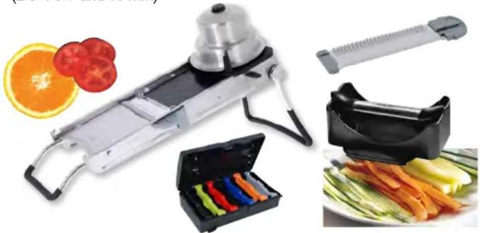 de Buyer La Mandoline 001150 - VIELE SCHNITTMÖGLICHKEITEN - 1