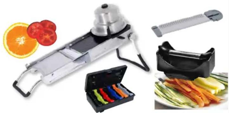 de Buyer La Mandoline 001150 - DE VOORDELEN: - 1