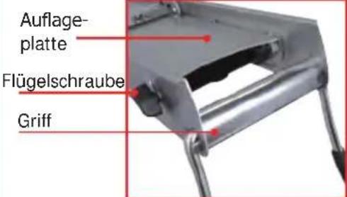 de Buyer La Mandoline 001150 - Einstellung der Schnitthöhe - 1
