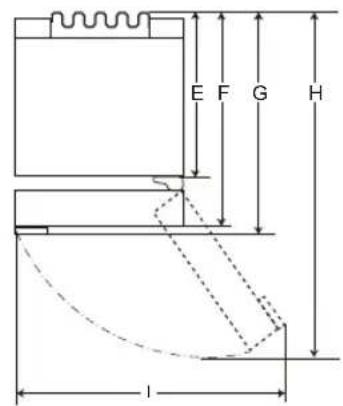 LG GBB72NSUGN - Dimensjoner og klaring - 2