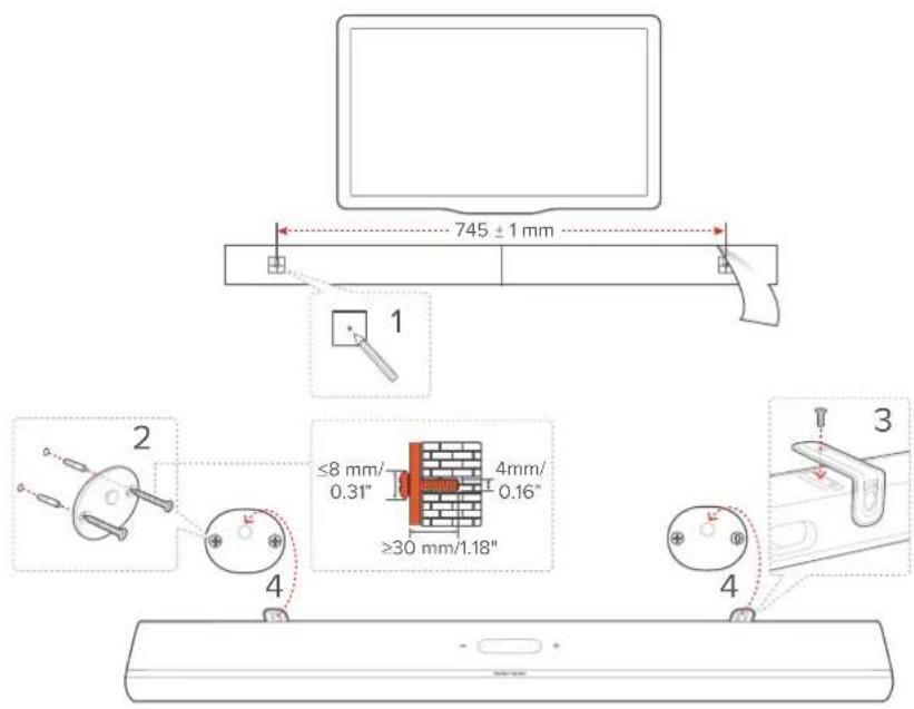 HARMAN KARDON Citation MultiBeam 1100 - Montage mural - 1
