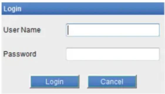 Login User Name Password Login Cancel