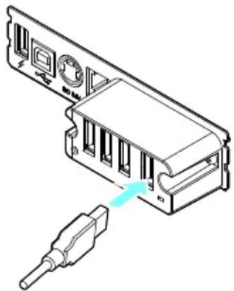 CITIZEN CTE601 - Conexión del cable de interfaz - 1