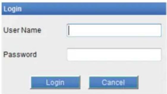 Login User Name Password Login Cancel