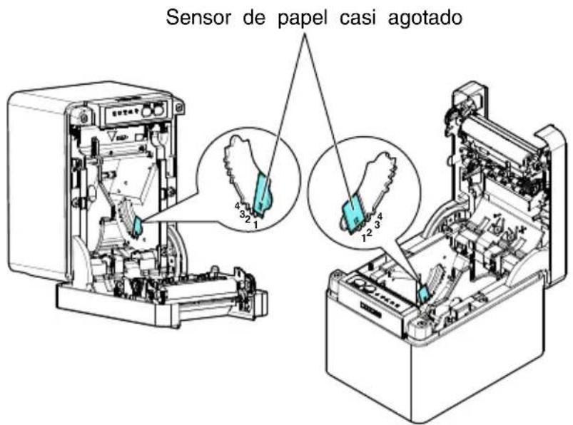 Sensor de papel casi agotado