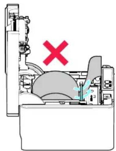 CITIZEN CTE601 - Loading Paper - 4
