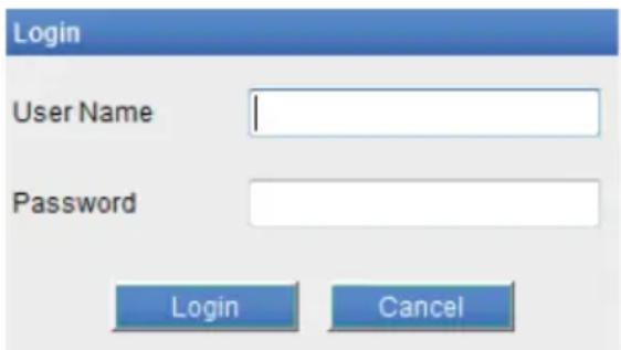 Login User Name Password Login Cancel