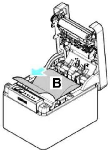 CITIZEN CTE601 - Carga del papel - 4