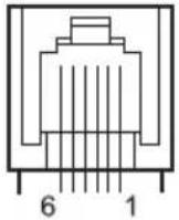 CITIZEN CTS751 - Pinbelegung der Buchse - 1