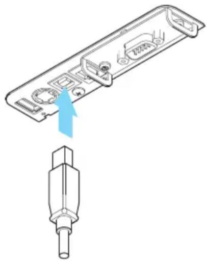 CITIZEN CTS751 - Connecting the Interface Cable - 1