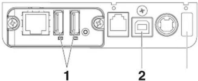 CITIZEN CTS751 - Conexión de un dispositivo USB - 1