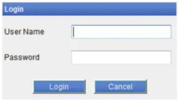 Login User Name Password Login Cancel