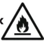 POLAR CF750 - Attention : risque d'incendie / matériaux inflammables - 1