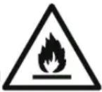 POLAR CF750 - Voorzichtig brandgevaar / ontvlambare materialen - 1