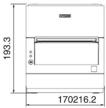 CITIZEN CTS4500 - External Views and Dimensions - 5