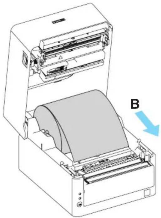 CITIZEN CTS4500 - Chargement du papier - 4
