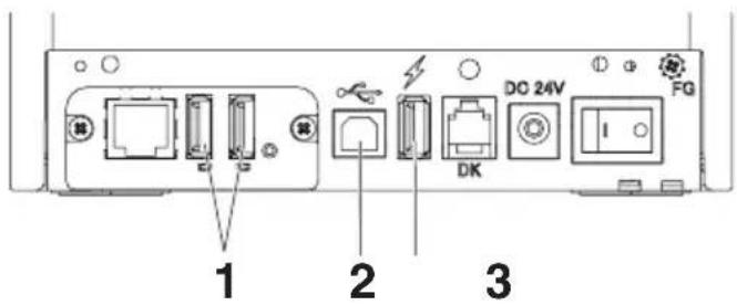 CITIZEN CTS4500 - Connecting a USB Device - 1